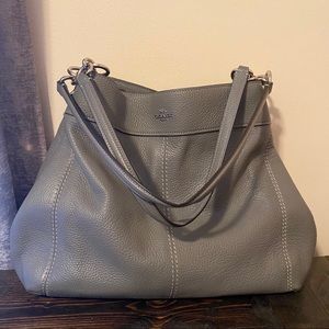 Coach Hobo Purse Gray